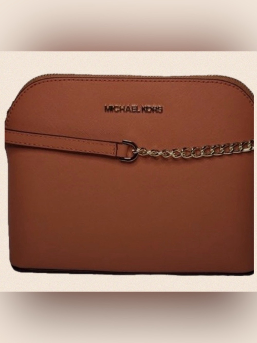 Michael Kors Cindy Crossbody Bag NWT (Orange Brown / Cognac Tone)